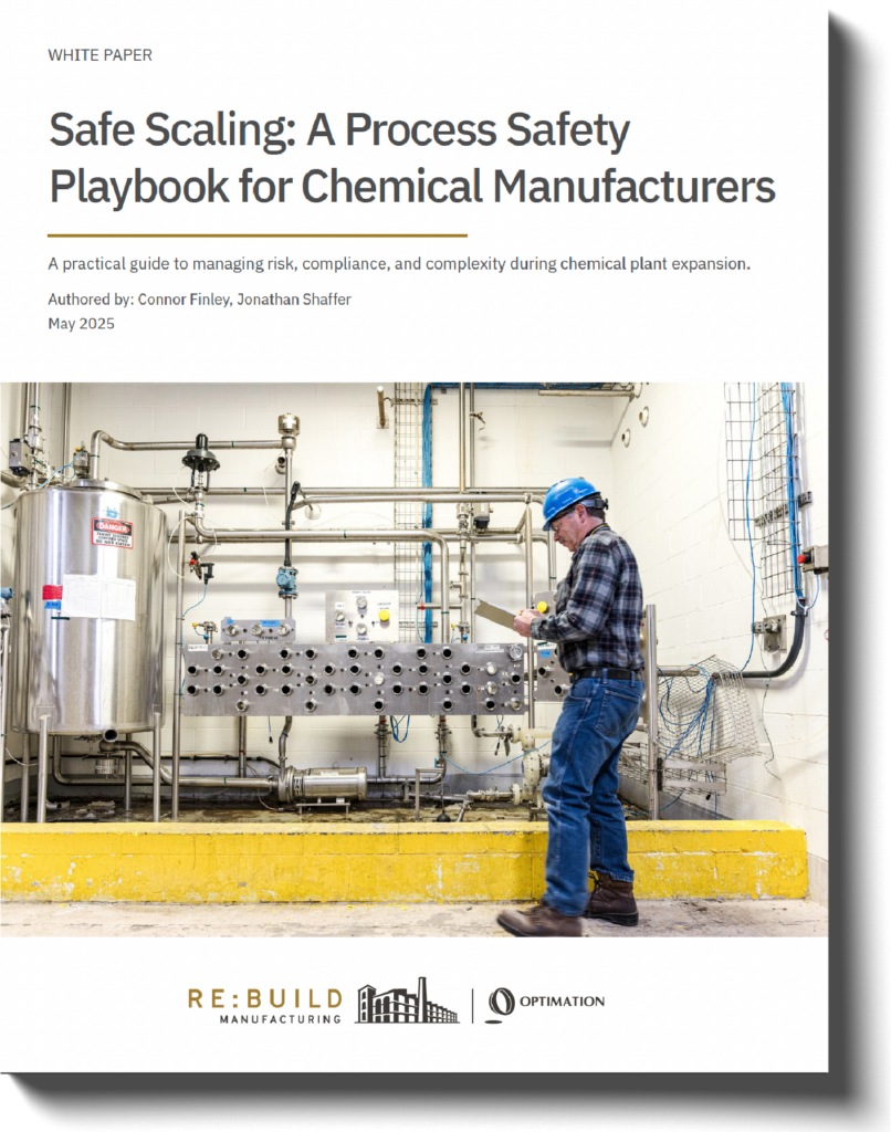 Scaling Specialty Chemical Manufacturing White Paper Re:Build Optimation